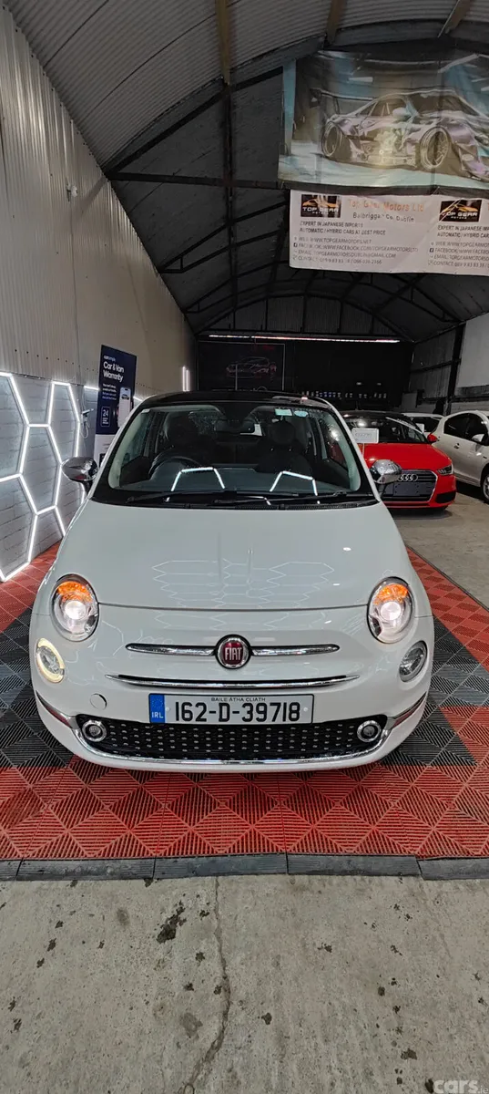 Fiat 500 Hatchback, Petrol, 2016, White