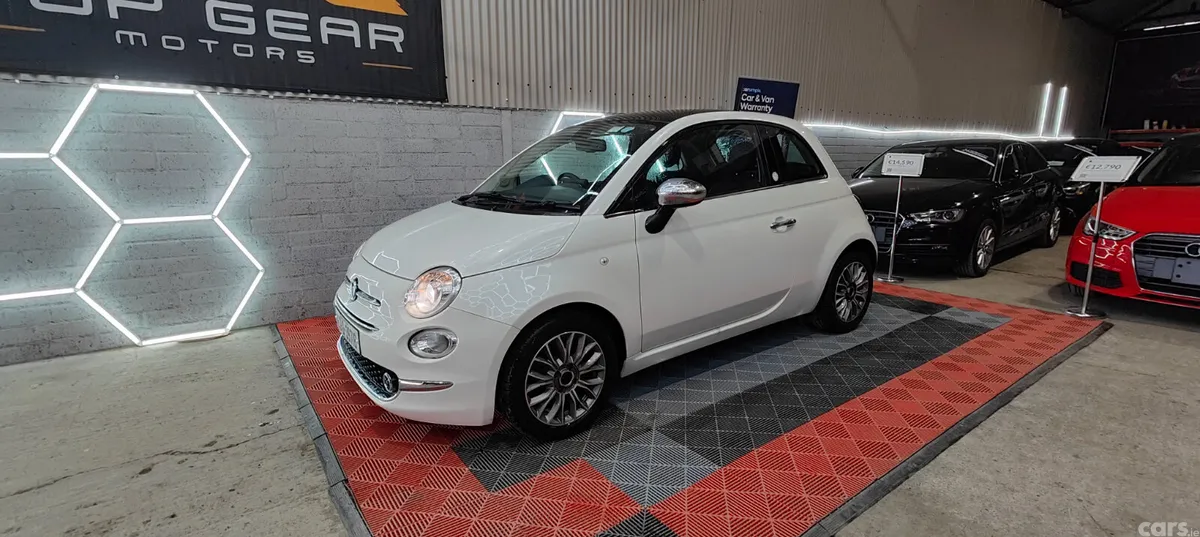 Fiat 500 Hatchback, Petrol, 2016, White