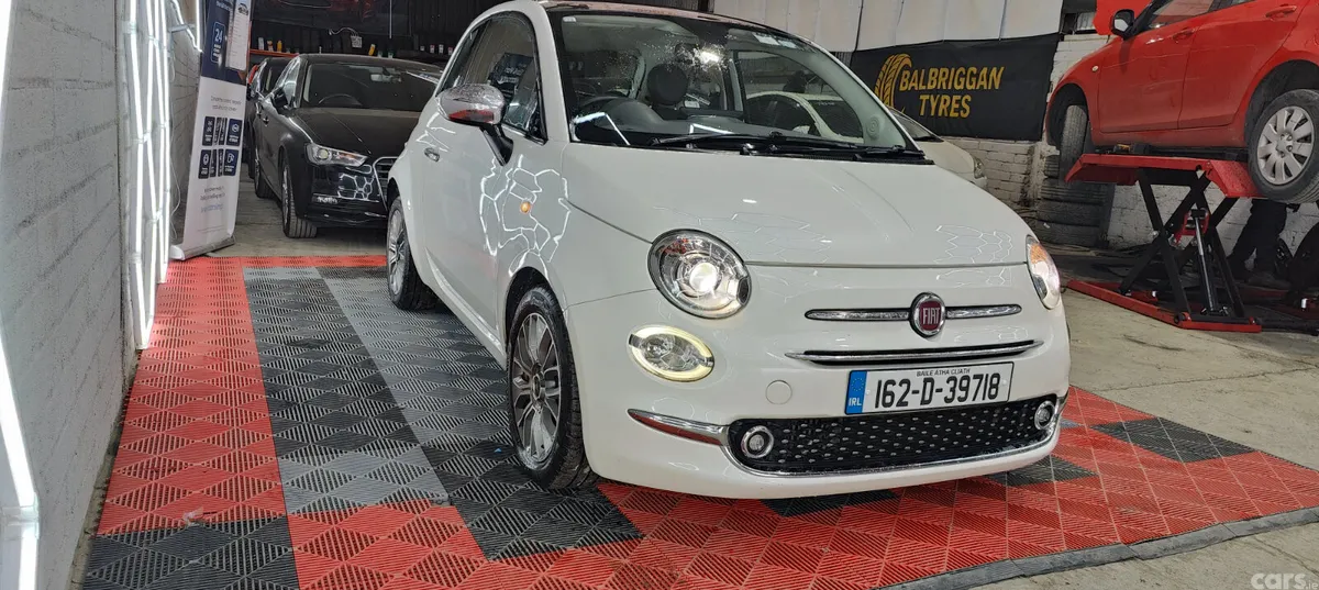 Fiat 500 Hatchback, Petrol, 2016, White