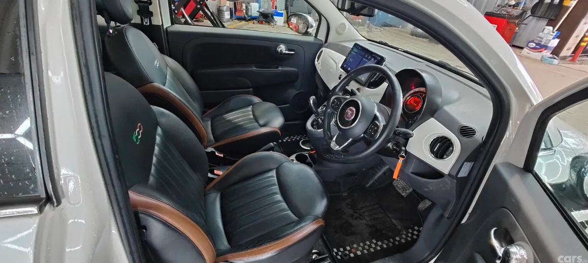 Fiat 500 Hatchback, Petrol, 2016, White