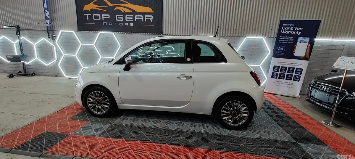 Fiat 500 Hatchback, Petrol, 2016, White