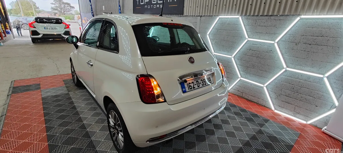 Fiat 500 Hatchback, Petrol, 2016, White