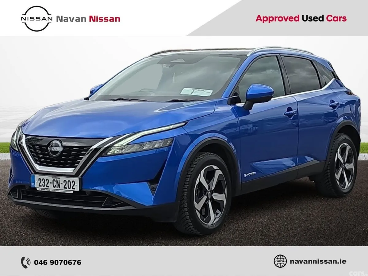 Nissan Qashqai MPV, Petrol Hybrid, 2023, Blue