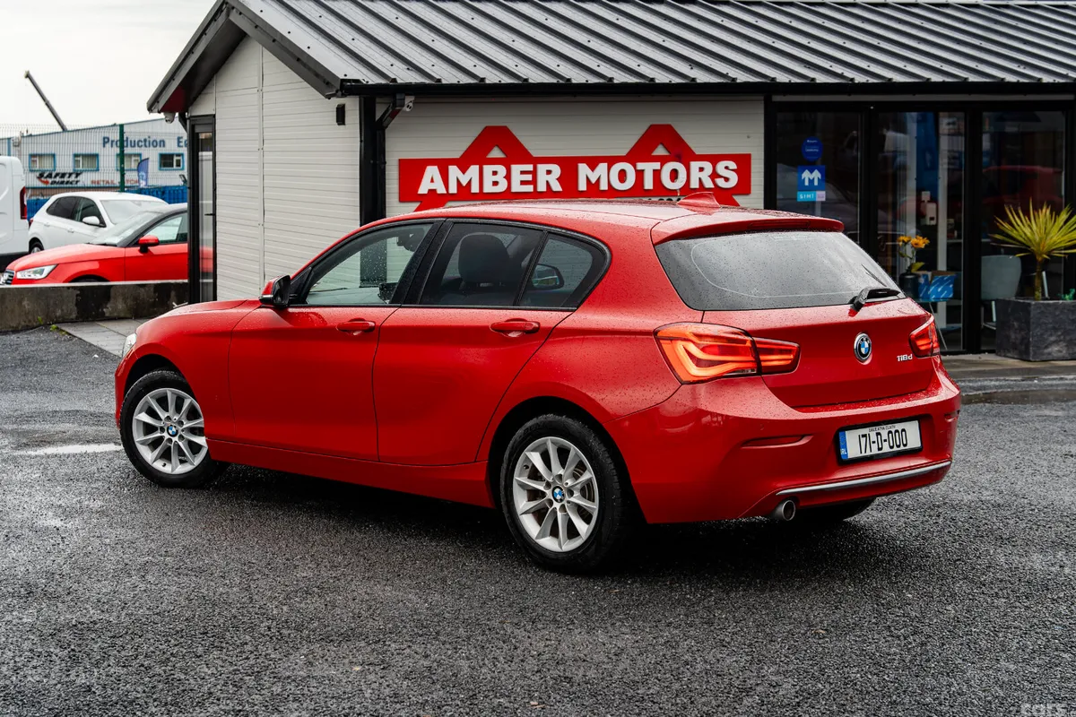 BMW 1-Series Hatchback, Diesel, 2017, Red