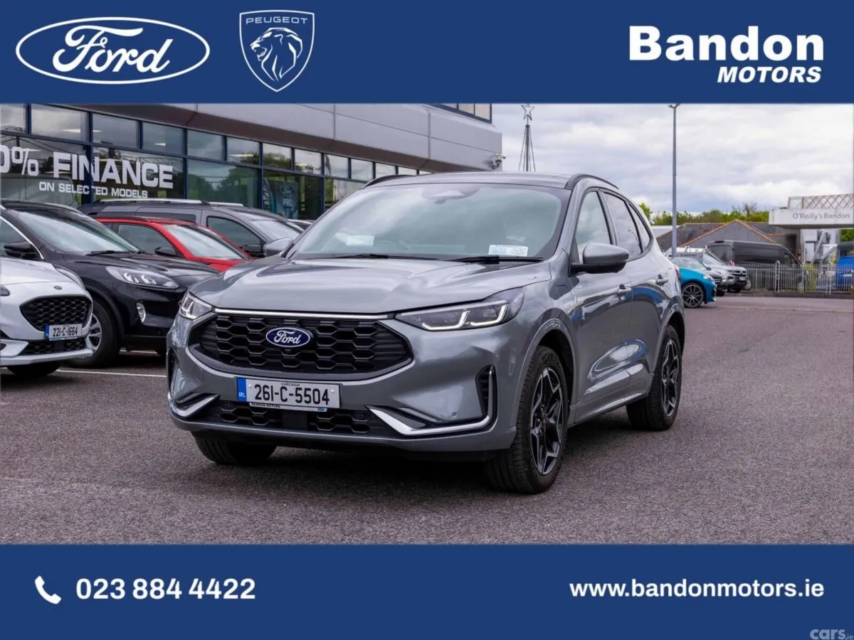 Ford Kuga SUV, Petrol Plug-in Hybrid, 2026, Grey