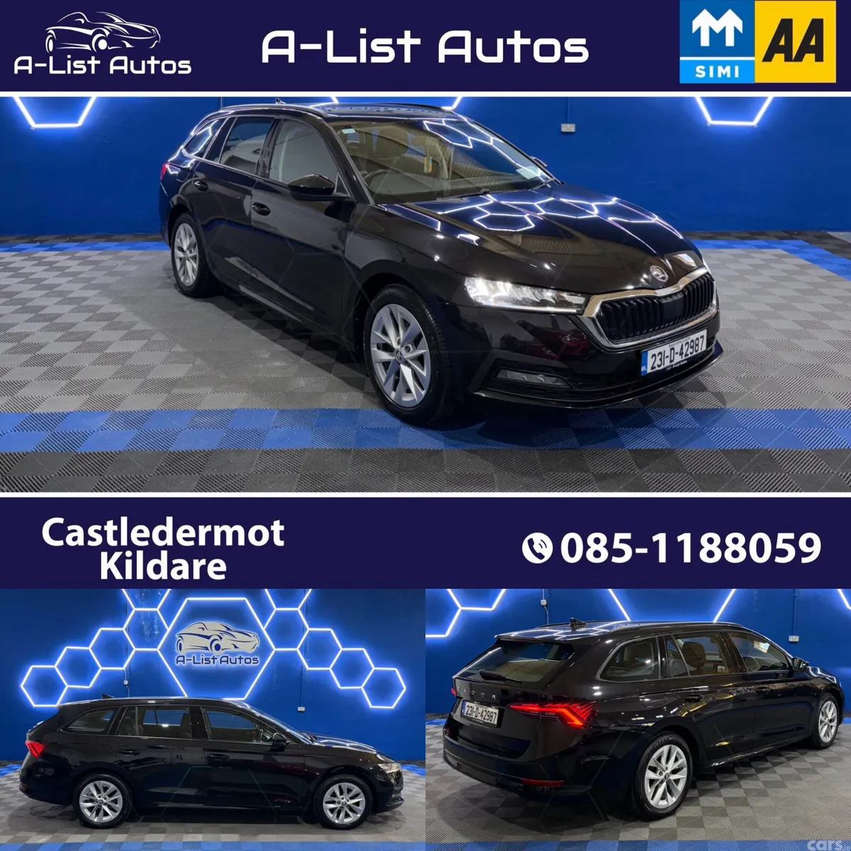 Skoda Octavia Estate, Diesel, 2023, Black