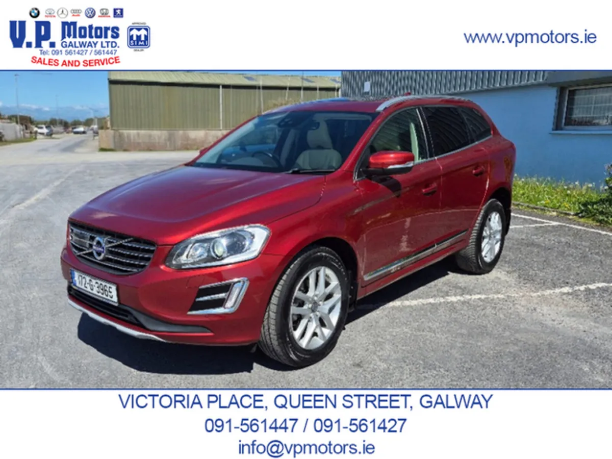 Volvo XC60 SUV, Diesel, 2017, Red