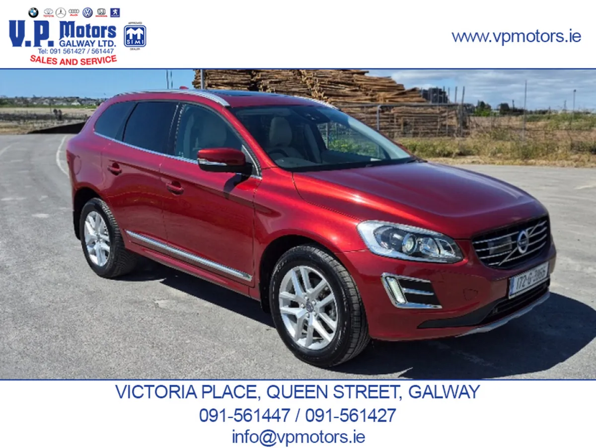 Volvo XC60 SUV, Diesel, 2017, Red