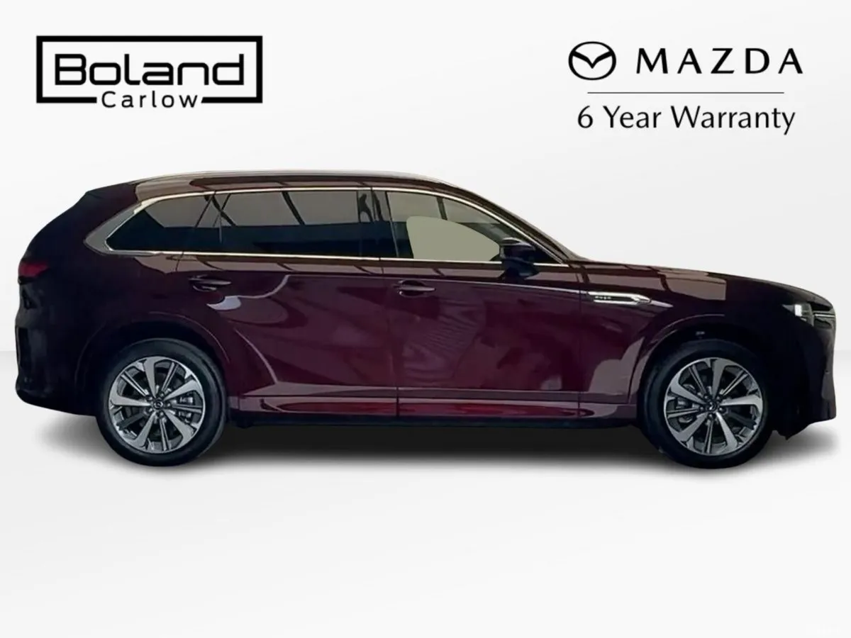 Mazda CX-80 SUV, Petrol Plug-in Hybrid, 2026, Red