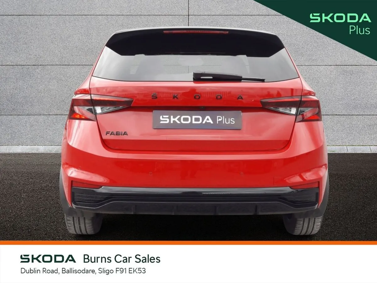 Skoda Fabia Hatchback, Petrol, 2024, Red