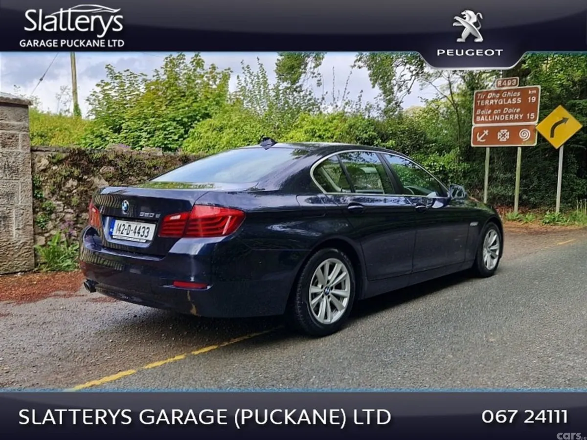 BMW 5-Series Saloon, Diesel, 2014, Blue