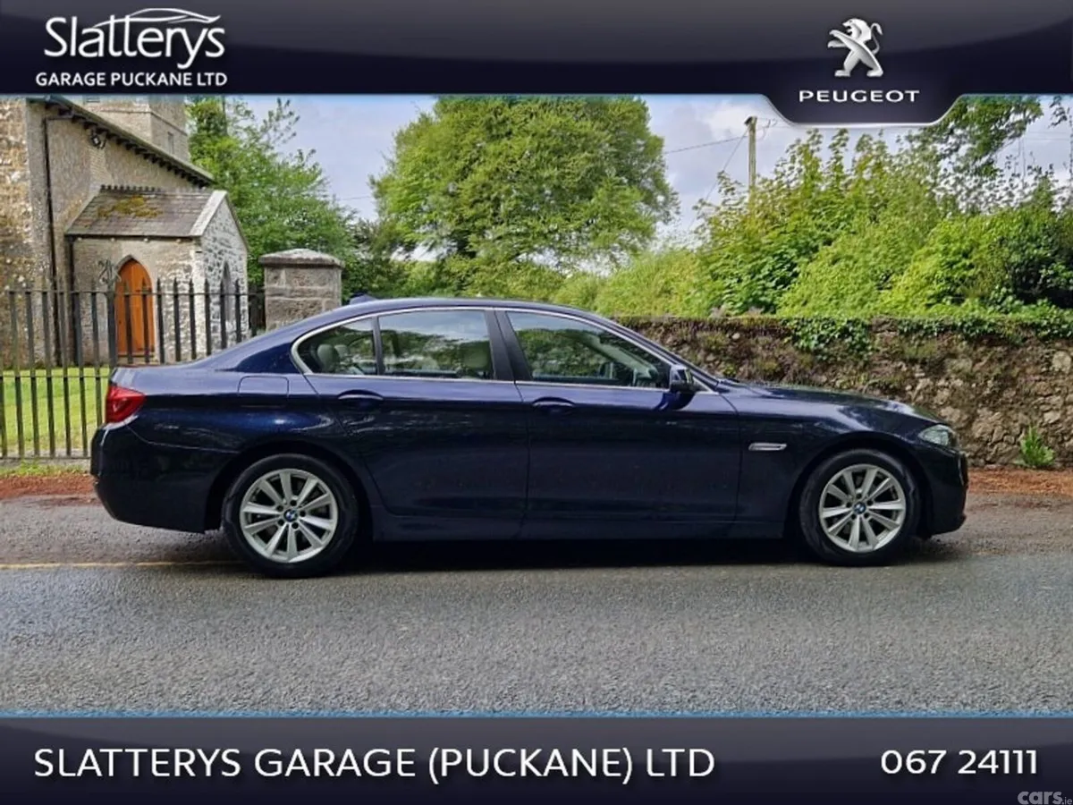 BMW 5-Series Saloon, Diesel, 2014, Blue