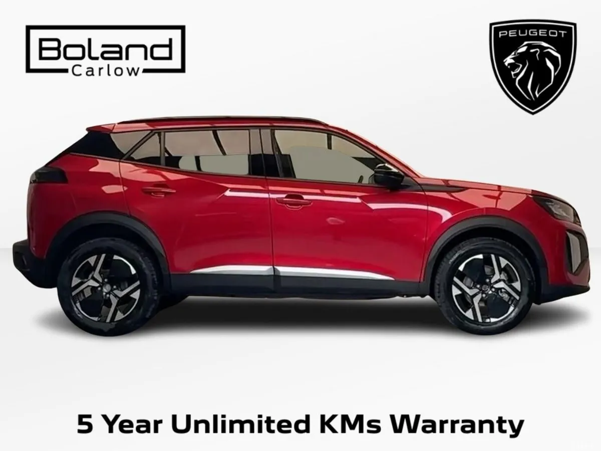 Peugeot 2008 SUV, Petrol Hybrid, 2026, Red
