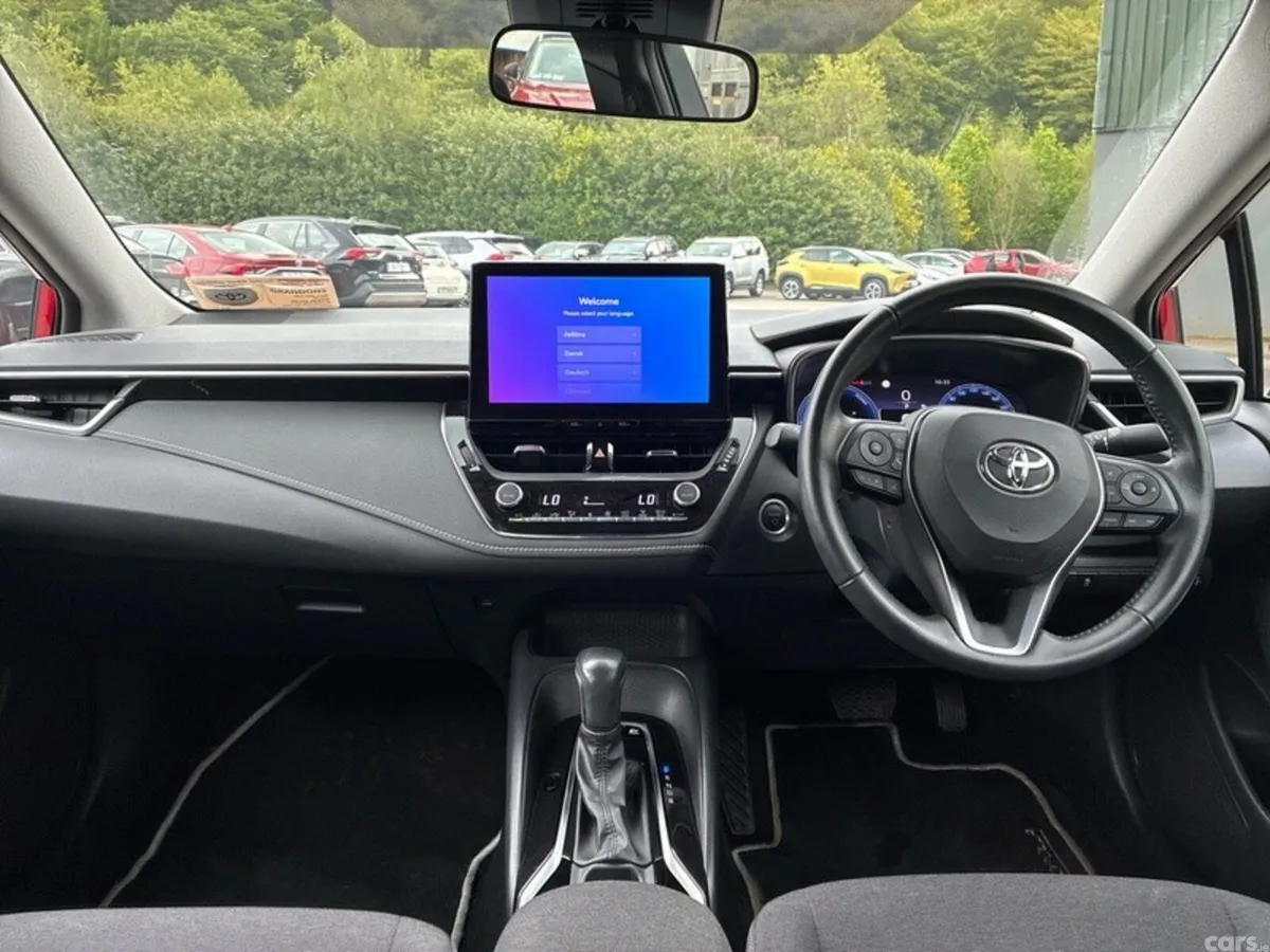 Toyota Corolla Saloon, Petrol Hybrid, 2023, Red
