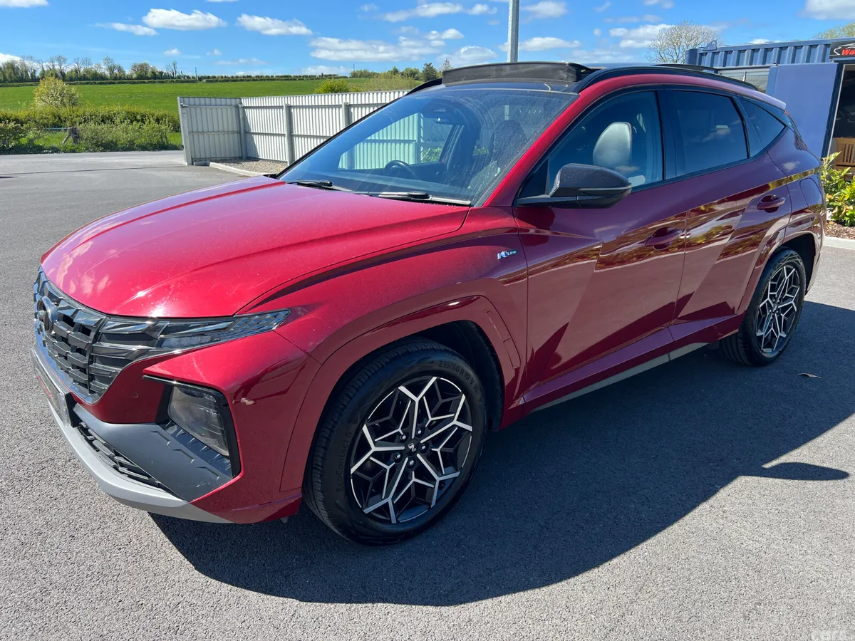Hyundai Tucson SUV, Petrol Plug-in Hybrid, 2023, Red