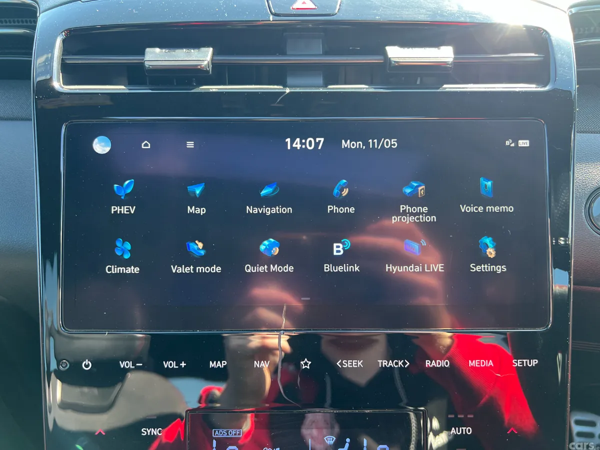 Hyundai Tucson SUV, Petrol Plug-in Hybrid, 2023, Red