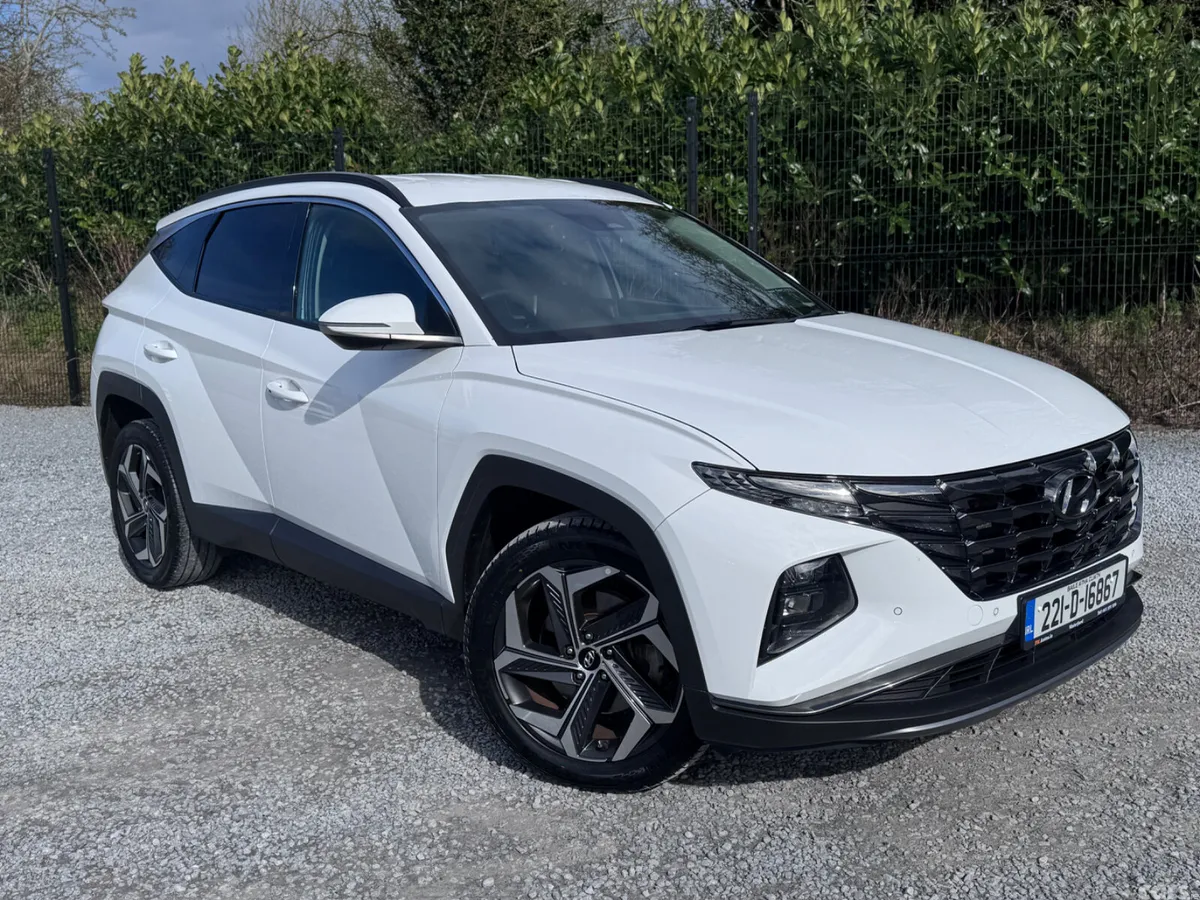 Hyundai Tucson SUV, Petrol Hybrid, 2022, White