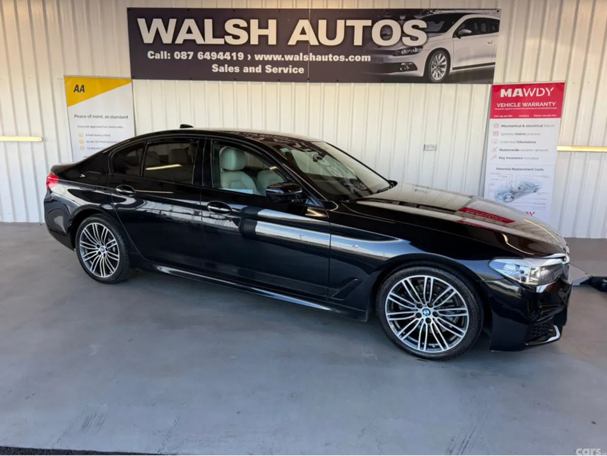 BMW 5-Series Saloon, Diesel, 2018, Black