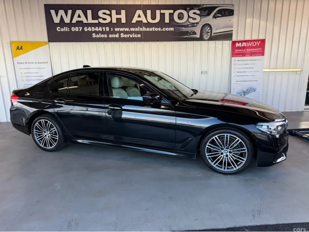 BMW 5-Series Saloon, Diesel, 2018, Black