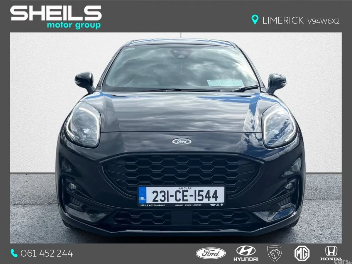 Ford Puma MPV, Petrol Hybrid, 2023, Black