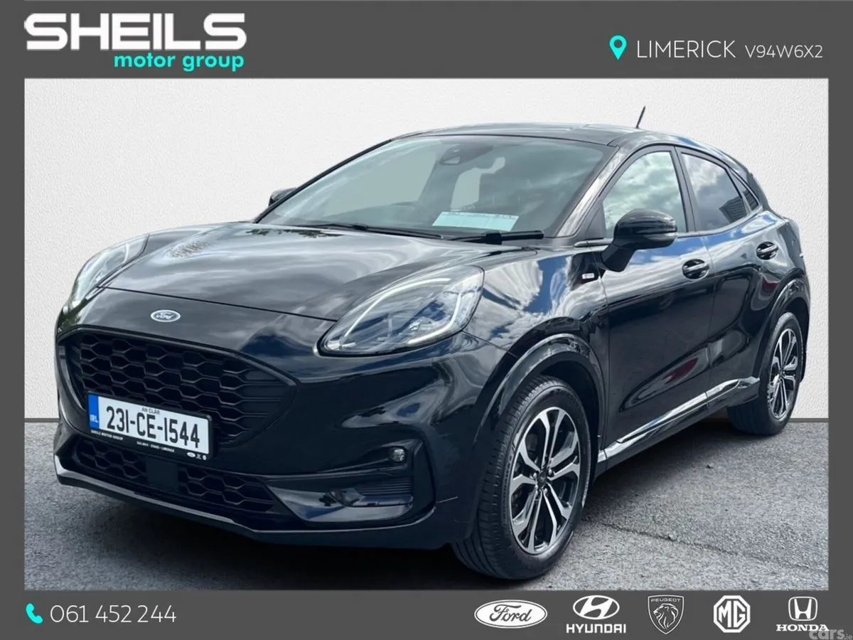 Ford Puma MPV, Petrol Hybrid, 2023, Black