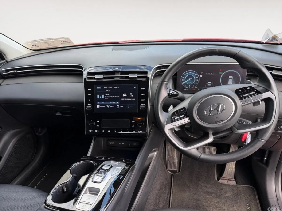 Hyundai Tucson SUV, Petrol Hybrid, 2024, Red
