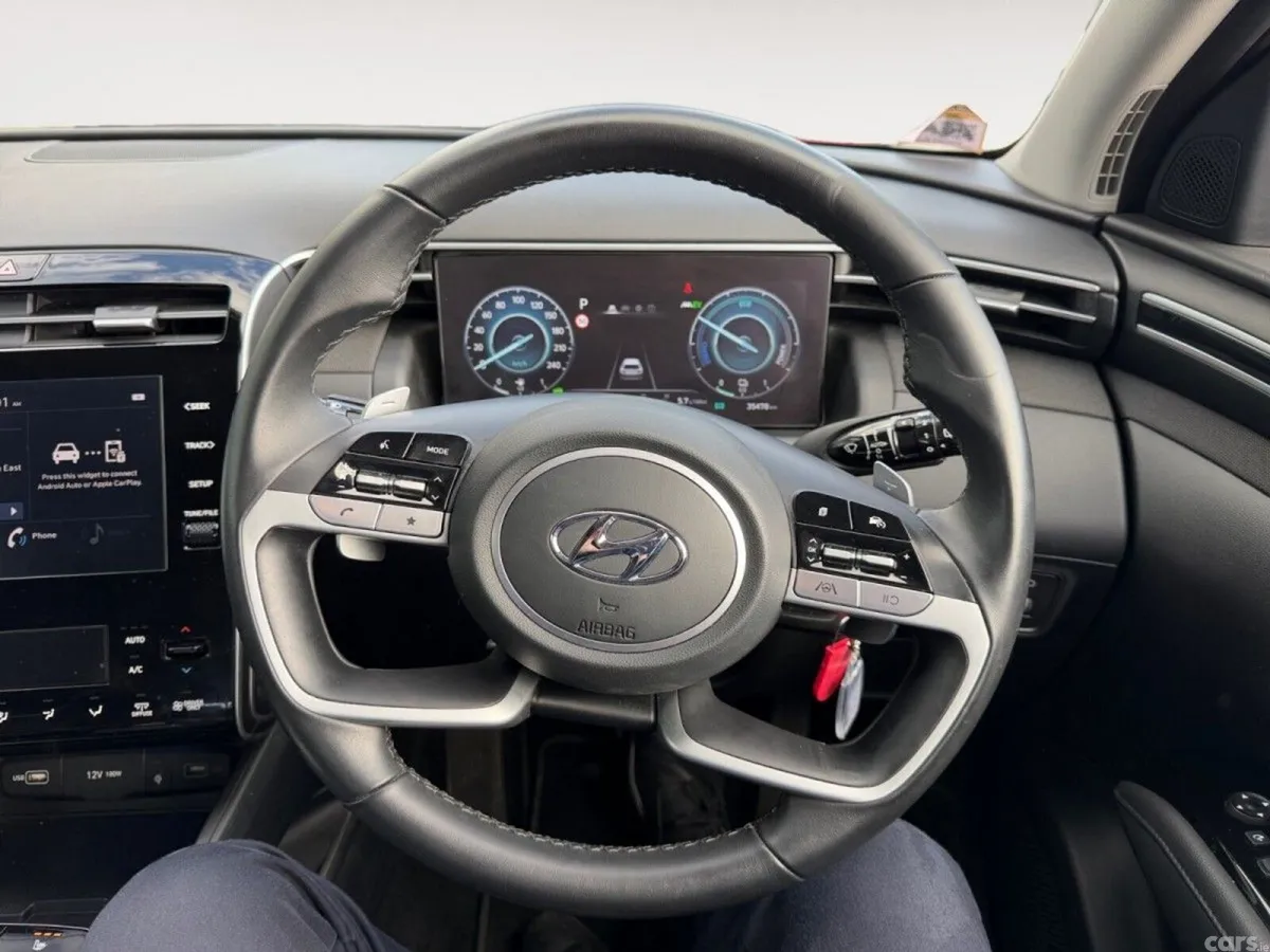 Hyundai Tucson SUV, Petrol Hybrid, 2024, Red