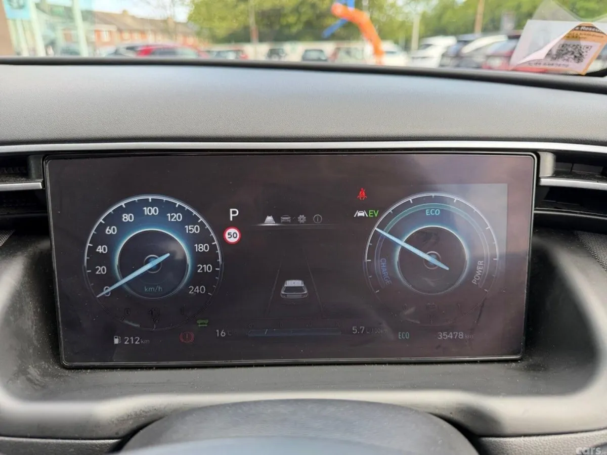 Hyundai Tucson SUV, Petrol Hybrid, 2024, Red