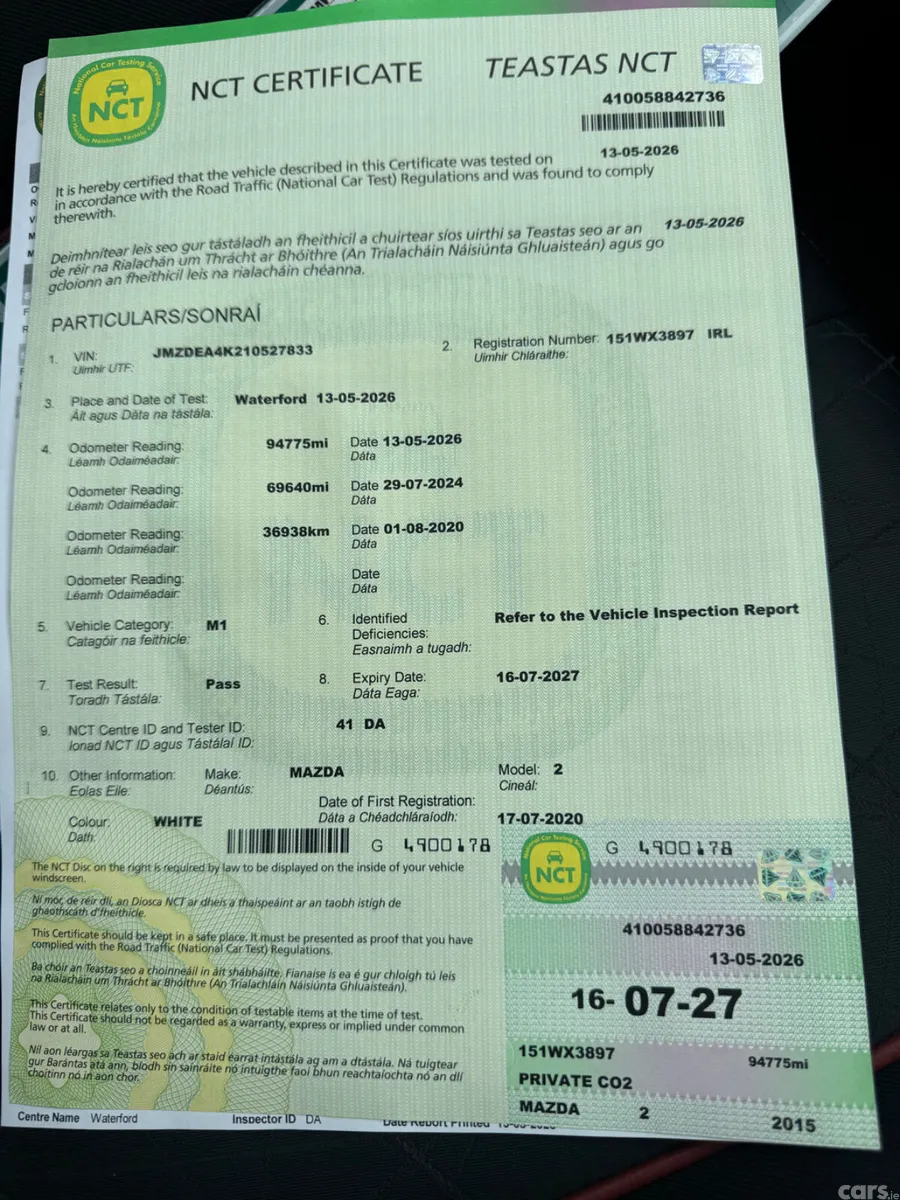 Mazda Mazda2 Hatchback, Petrol, 2015, White