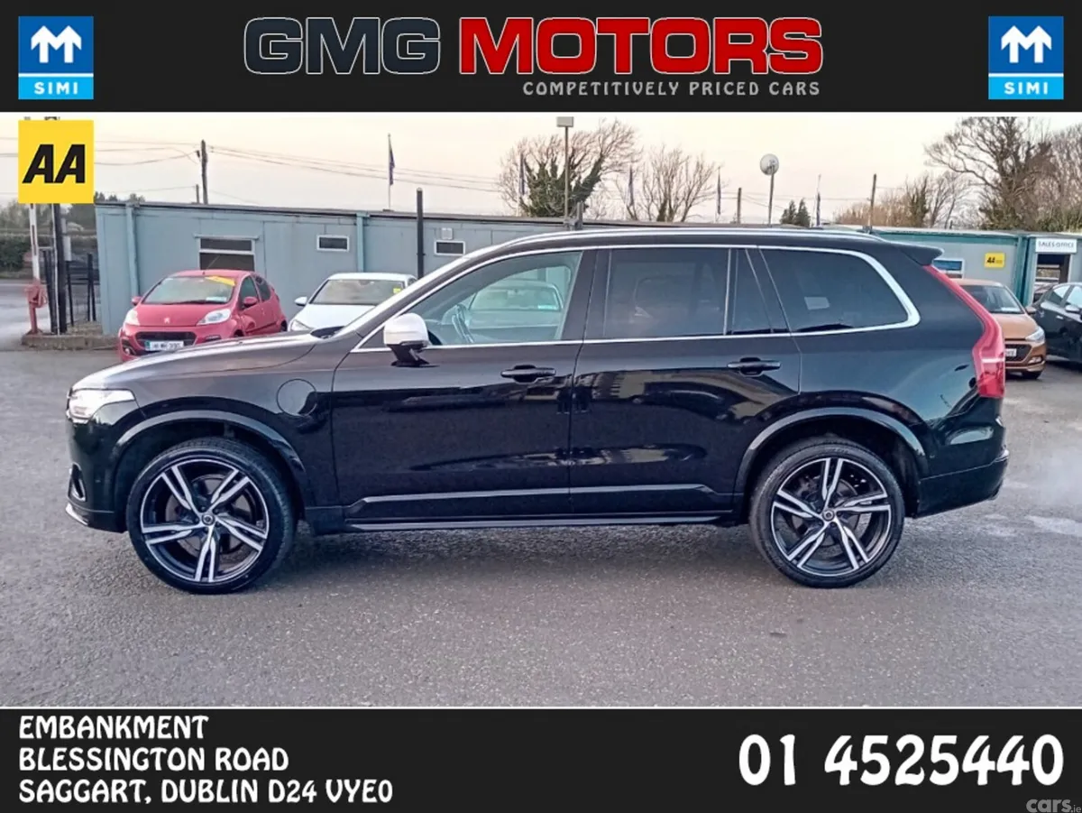 Volvo XC90 Estate, Petrol Plug-in Hybrid, 2018, Black