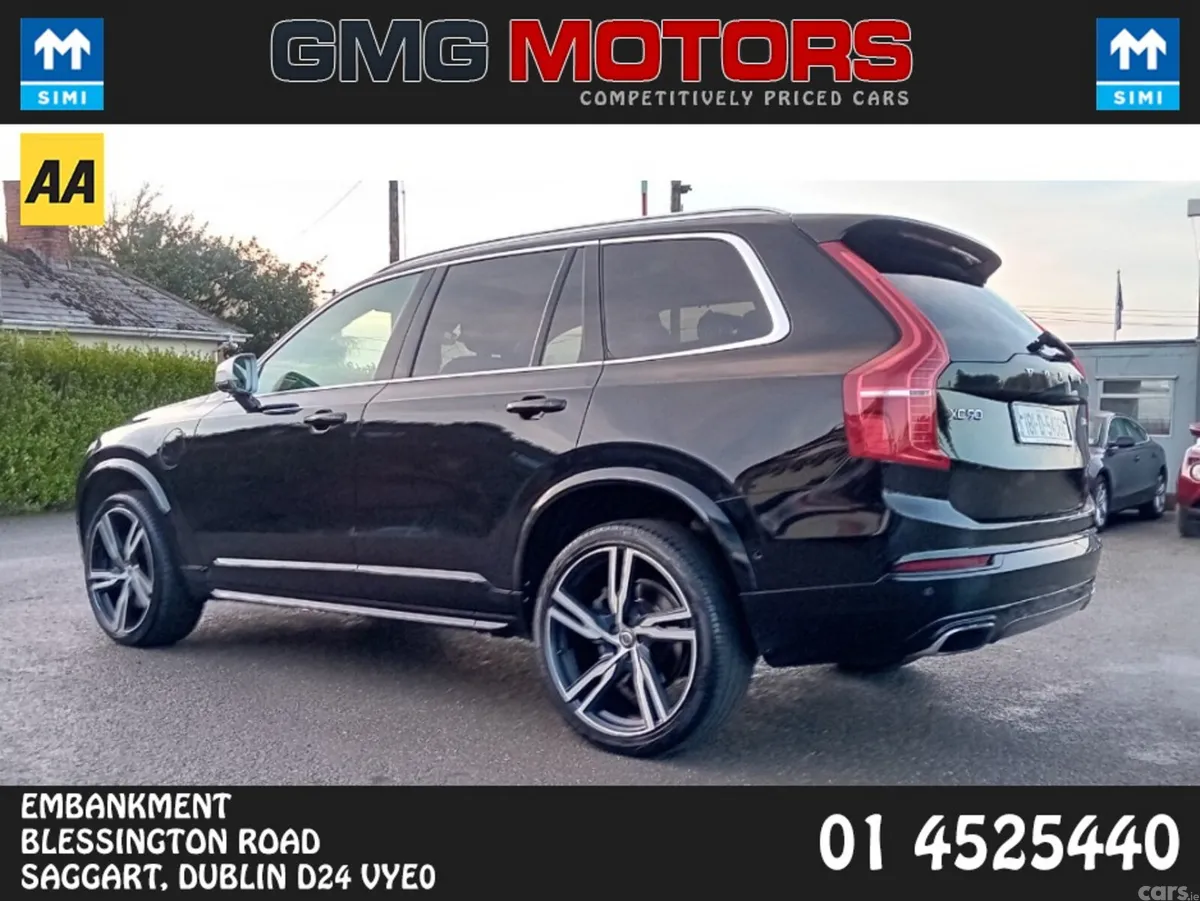 Volvo XC90 Estate, Petrol Plug-in Hybrid, 2018, Black