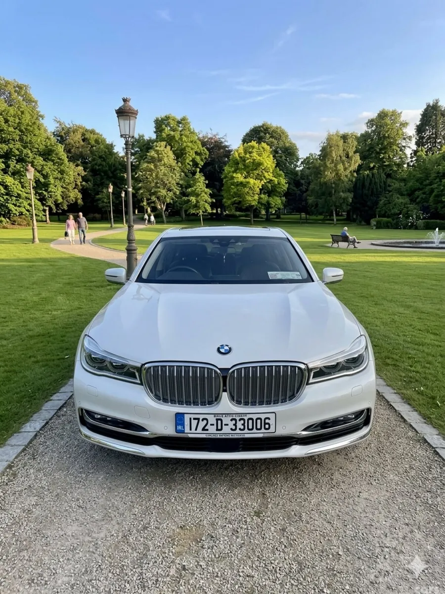 BMW 7-Series Saloon, Petrol Plug-in Hybrid, 2017, White
