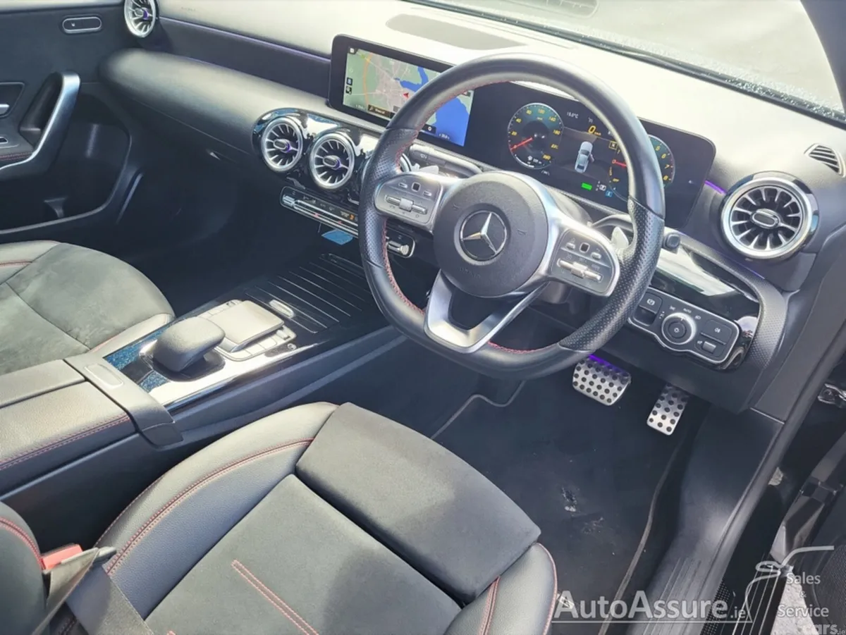 Mercedes-Benz A-Class Saloon, Petrol Hybrid, 2022, Black