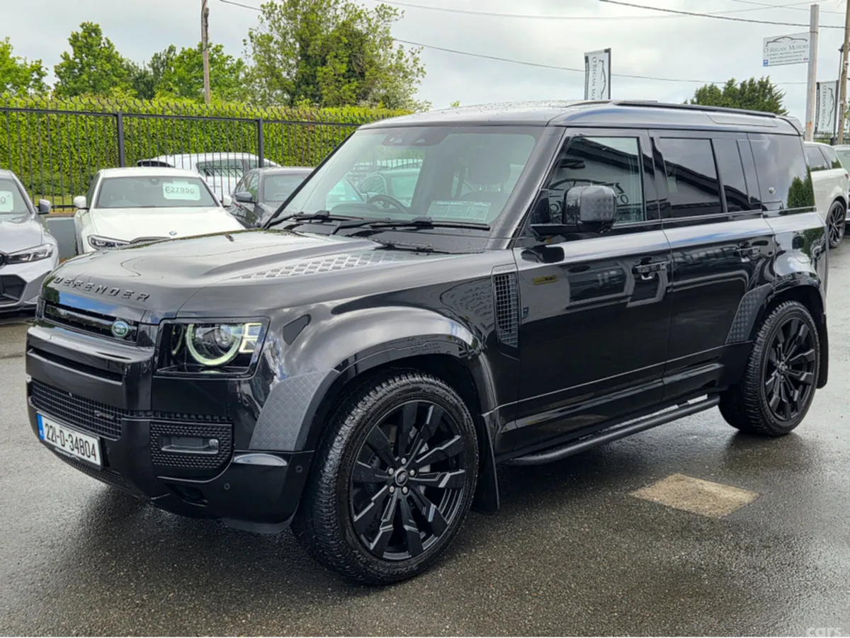 Land Rover Defender Estate, Petrol Plug-in Hybrid, 2022, Black