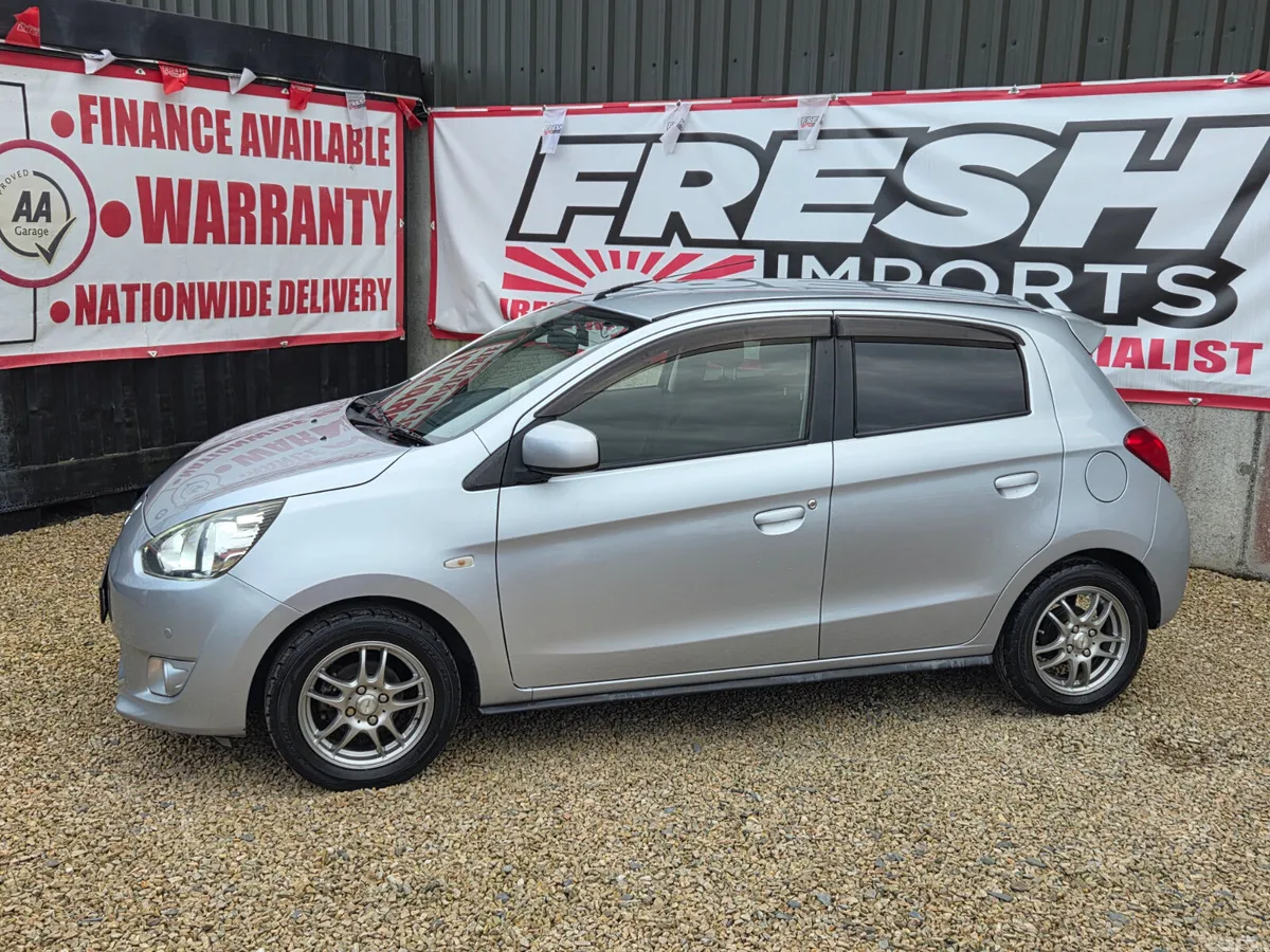 Mitsubishi Mirage Hatchback, Petrol, 2012, Silver
