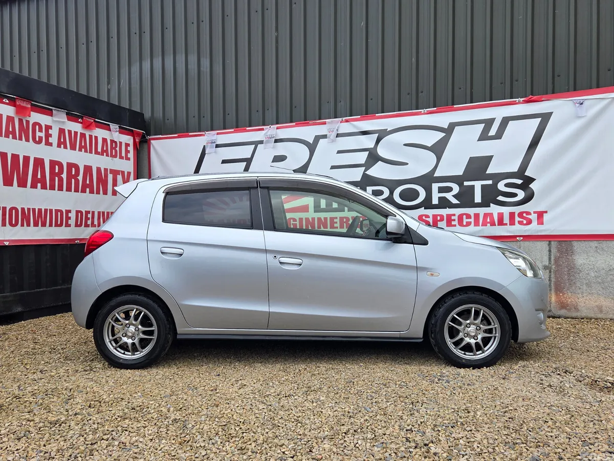 Mitsubishi Mirage Hatchback, Petrol, 2012, Silver