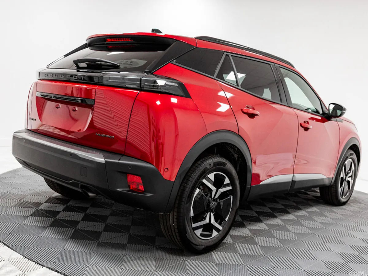 Peugeot 2008 SUV, Petrol Hybrid, 2026, Red