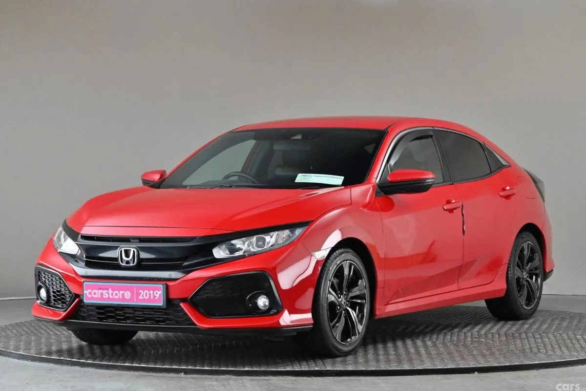 Honda Civic Hatchback, Petrol, 2019, Red