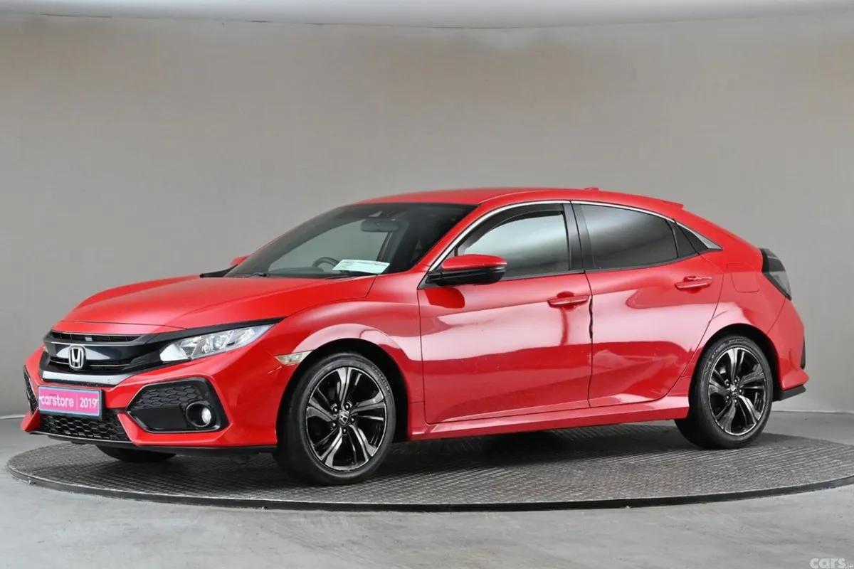 Honda Civic Hatchback, Petrol, 2019, Red