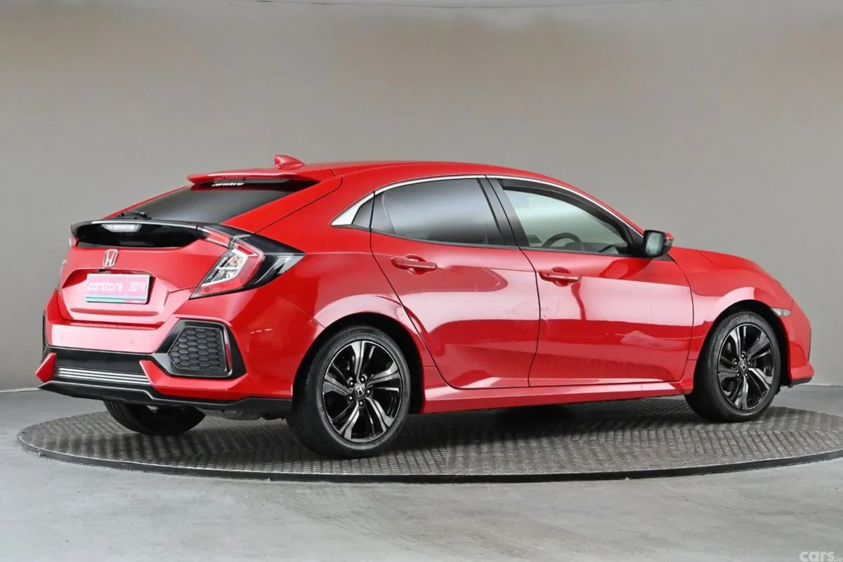 Honda Civic Hatchback, Petrol, 2019, Red