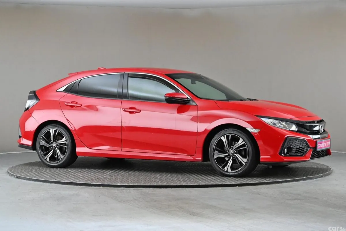 Honda Civic Hatchback, Petrol, 2019, Red