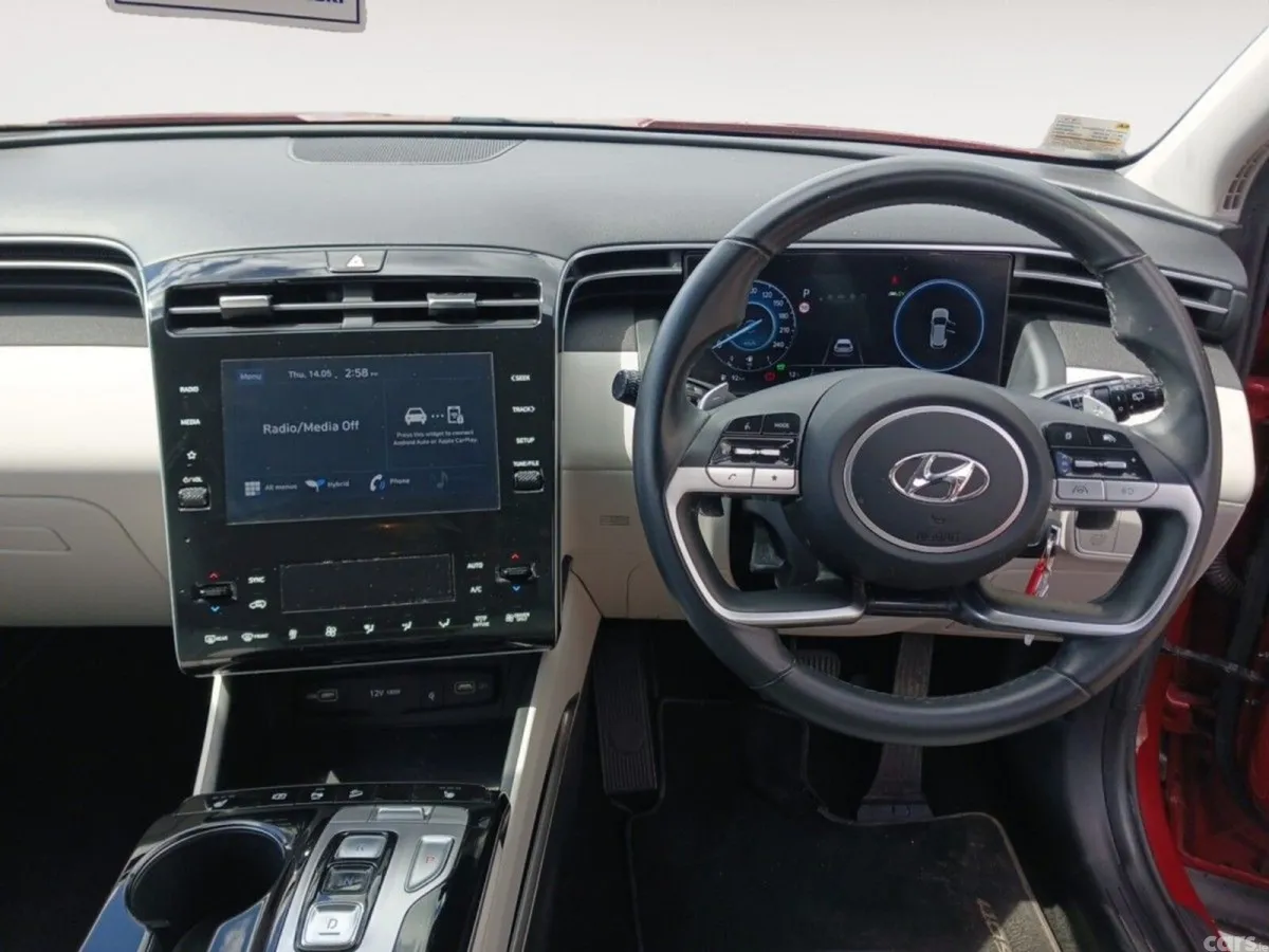 Hyundai Tucson SUV, Petrol Hybrid, 2022, Red