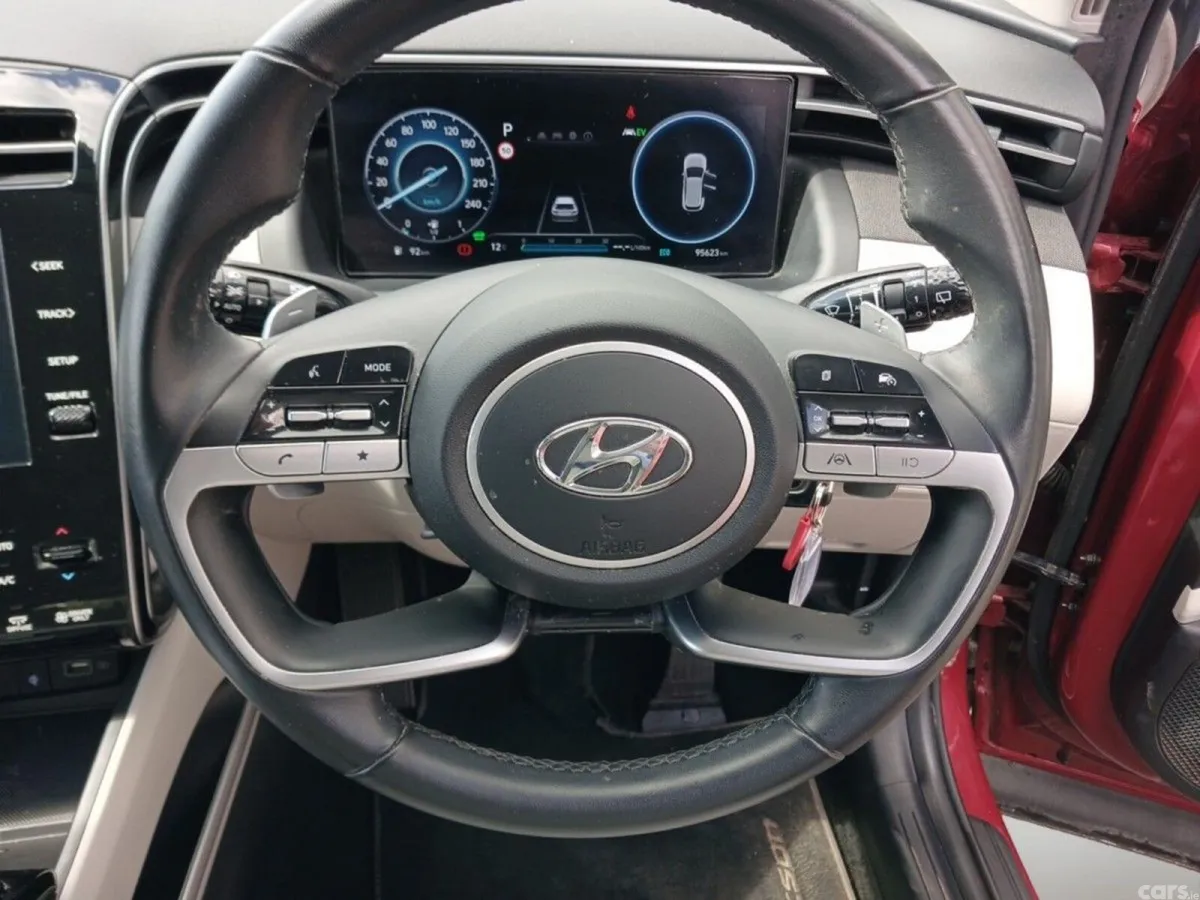 Hyundai Tucson SUV, Petrol Hybrid, 2022, Red