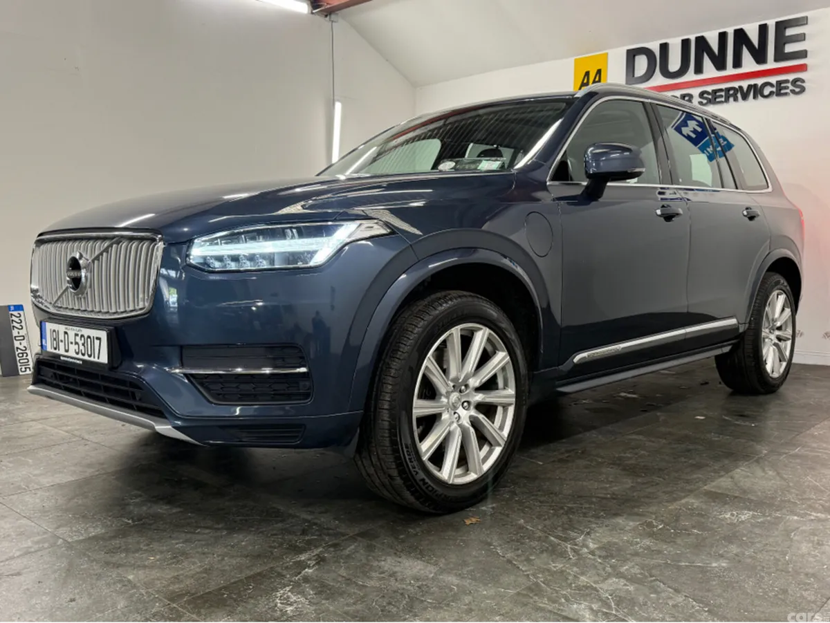 Volvo XC90 MPV, Petrol Plug-in Hybrid, 2018, Blue