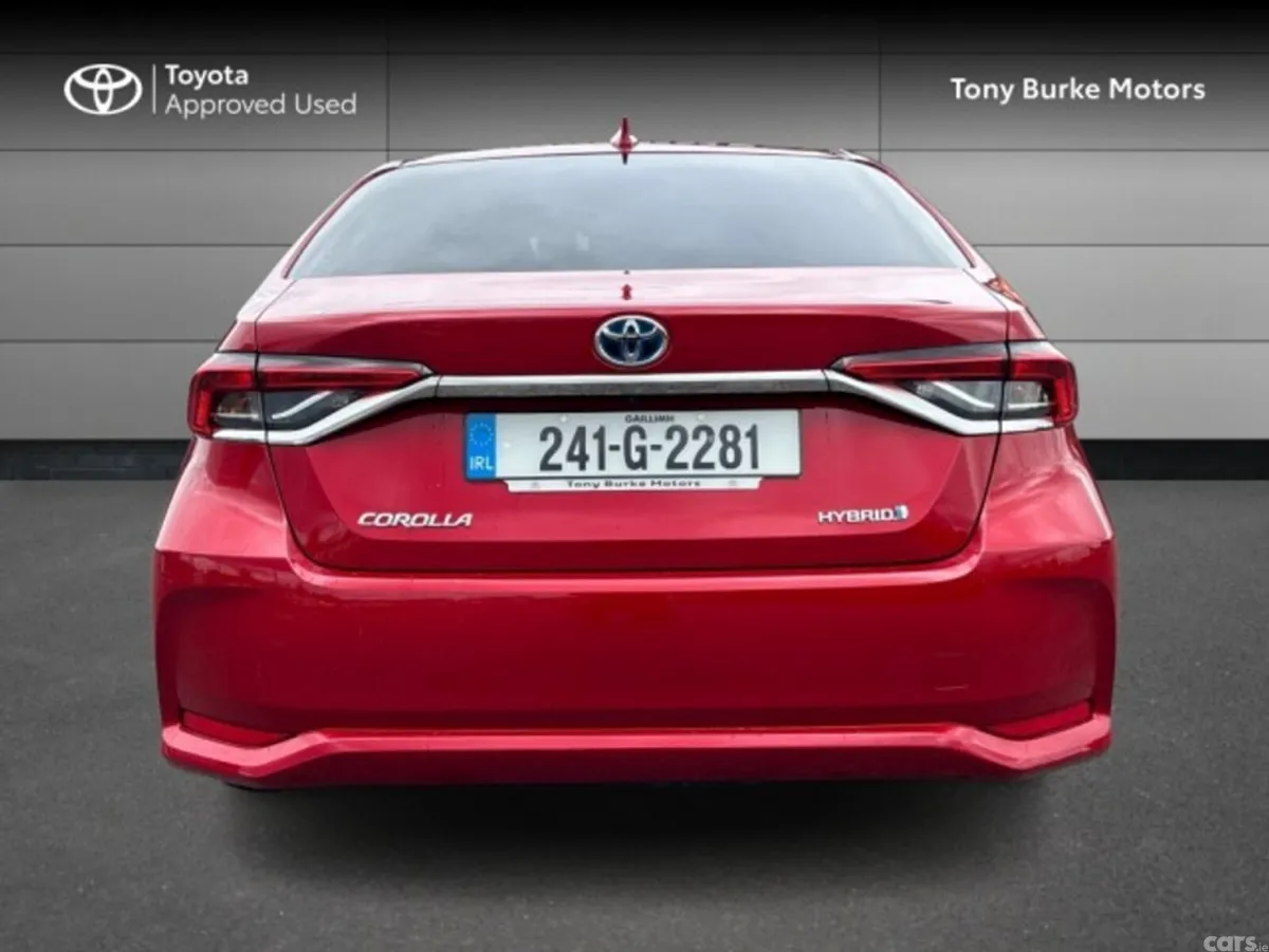 Toyota Corolla Saloon, Petrol Hybrid, 2024, Red