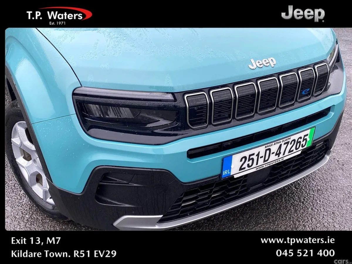 Jeep Avenger SUV, Electric, 2025, Blue