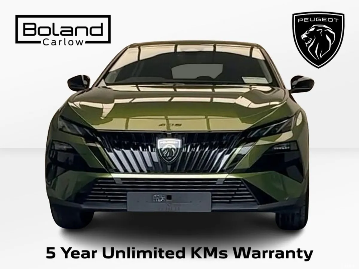Peugeot 408 Coupe, Petrol Hybrid, 2026, Green