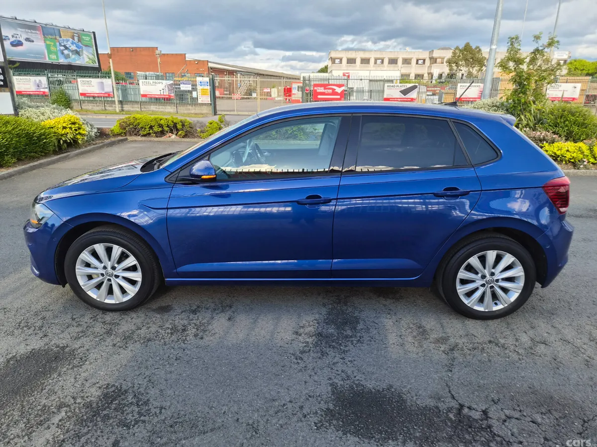 Volkswagen Polo Hatchback, Petrol, 2019, Blue