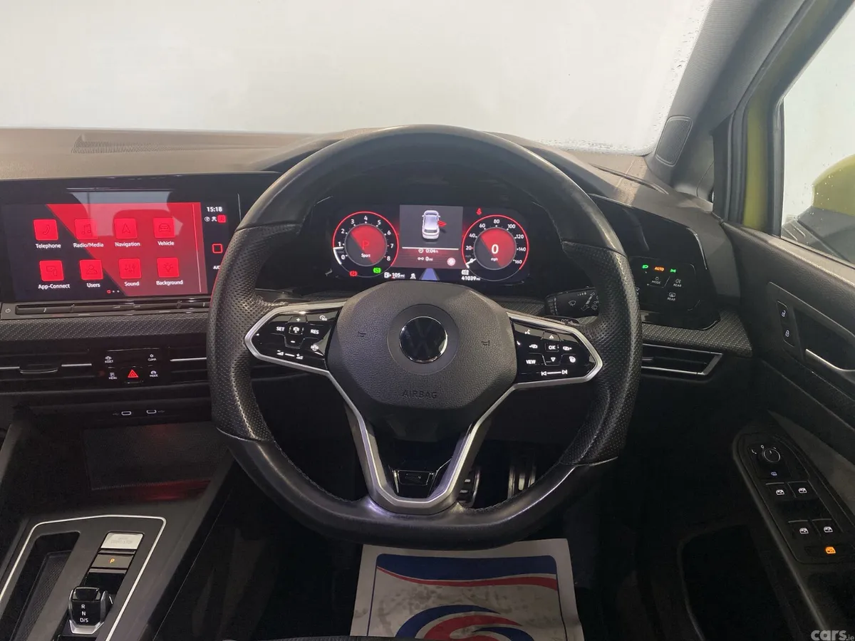 Volkswagen Golf Hatchback, Petrol Hybrid, 2021, Yellow