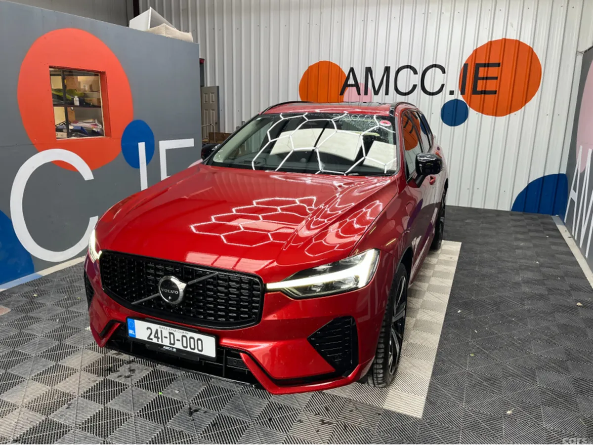 Volvo XC60 SUV, Petrol Plug-in Hybrid, 2024, Red